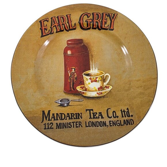 Sakura Tea Cups Design 8 ¼” Stoneware Salad Luncheon Plates – Set of 3 - Picture 11 of 16